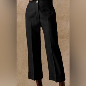Sezane Women’s Black Damon Trousers US size 14